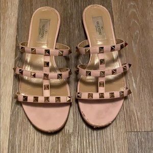 ROCKSTUD GARAVANI FLAT SLIDE SANDAL